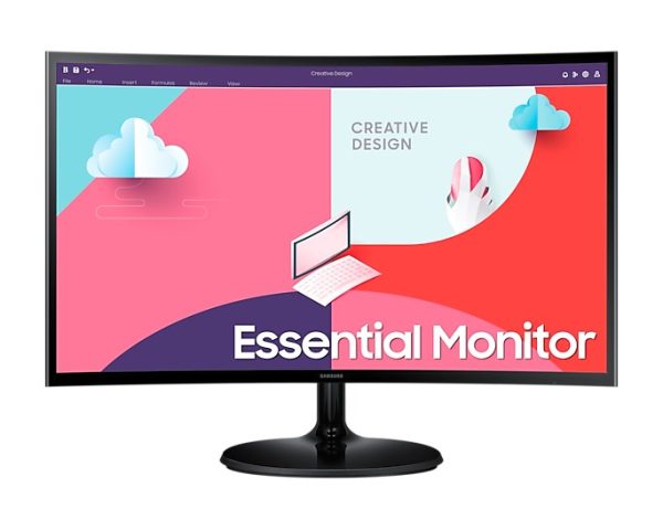 Monitor LED SAMSUNG 24" LS24C360EAUXEN (zakrzywiony ekran) - obrazek 2
