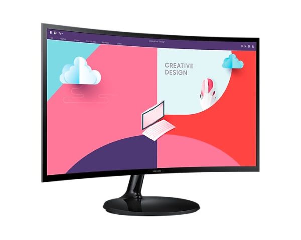 Monitor LED SAMSUNG 24" LS24C360EAUXEN (zakrzywiony ekran) - obrazek 3